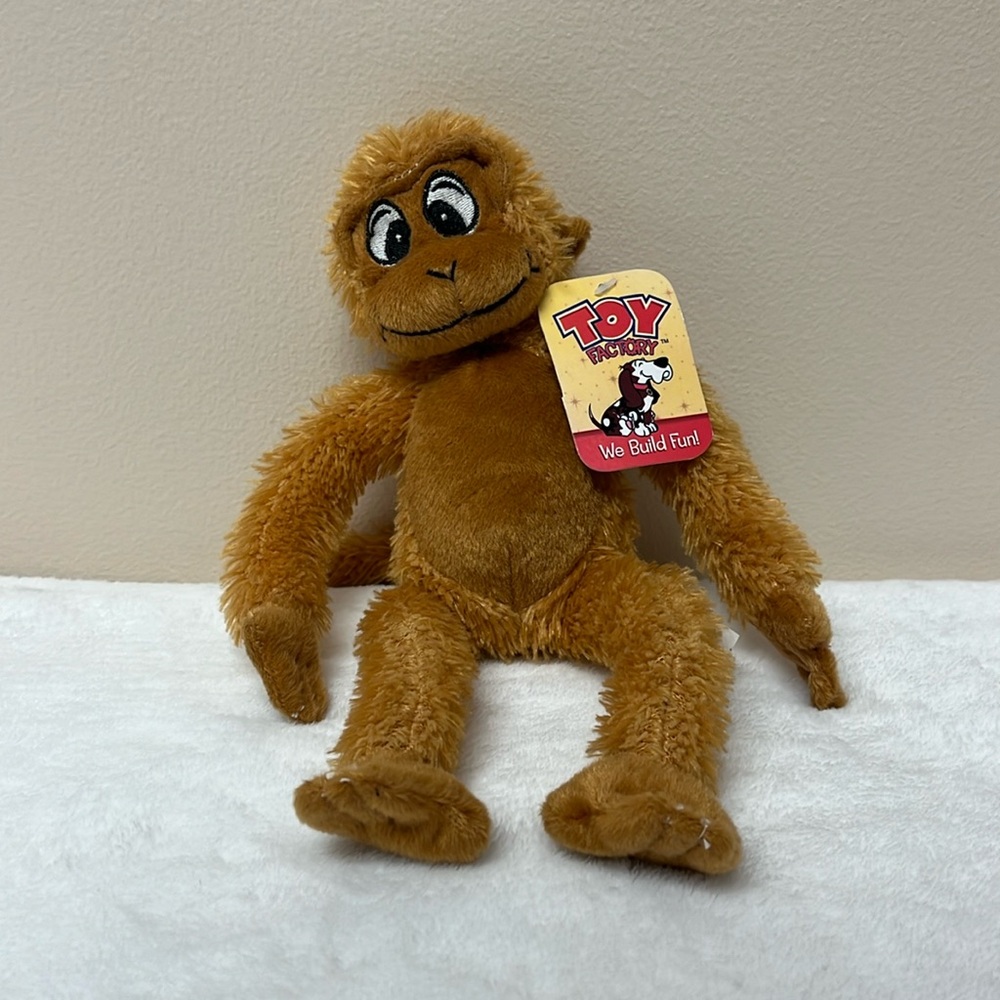 Toy Factory Brown Plush Monkey
